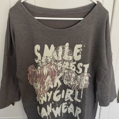 Women's blouse like new, grey, sizes S and M