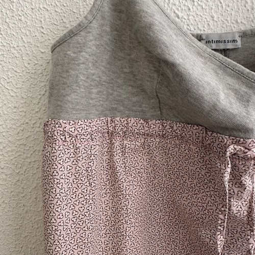 Intimissimi nightgown like new, cotton, gray and pink