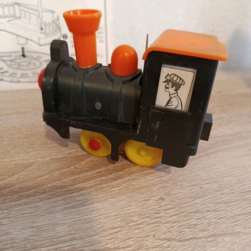 The Train Greek Vintage Toy from the 70s like new