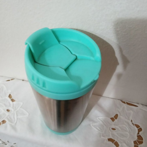 Coffee thermos used 300ml with snap-on lid