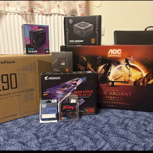 Gaming PC brand new with Ryzen 5 7600X and RTX 5050 8GB
