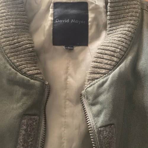 David Mayer stylish olive jacket large used