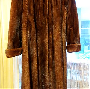 Υπέροχη γούνα παλτό γνήσιο vison! Εξαιρετικά chic σχέδιο!
