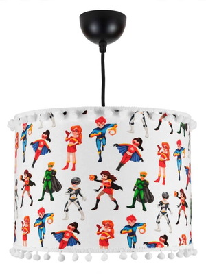 Children's ceiling light super heroes 35x20 cm E27 oxygen lampshades