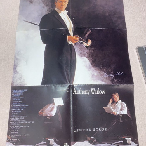 Anthony Warlow Centre Stage CD used, original 1990 album