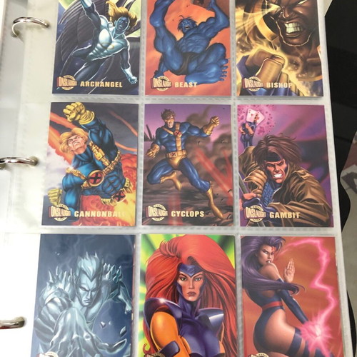 Marvel Onslaught 1996 Ultra Fleer Cards Complete Basic Set new