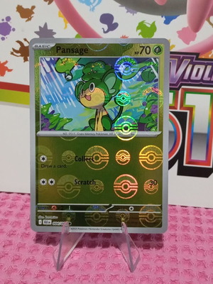 Pansage (xBLK 004) Pokemon card
