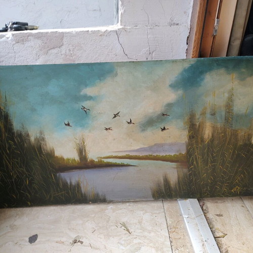 Two Russian paintings used
