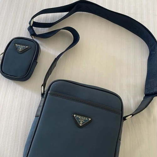 Prada shoulder bag, blue