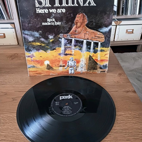 Sphinx Here We Are vinyl record used, rock