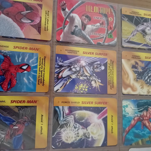 Vintage Marvel Overpower Trading Cards set of 36, new