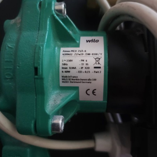 Lotos Max V 5/17KW Fireplace and Wilo Circulation Pump used