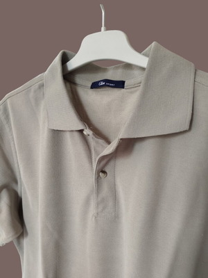 Glou Sport men's polo shirt, size L, beige green
