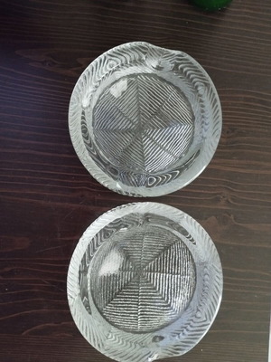 Kosta Boda ashtrays like new, vintage, for cigars, set of 2