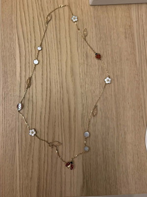 Van Cleef & Arpels Lucky Spring long necklace 15 motifs like new