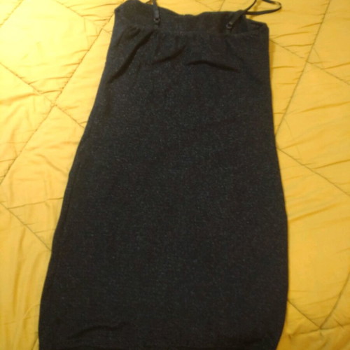 Elastic dress black like new with adjustable straps