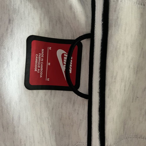 Nike Tech Fleece white hoodie jacket, size S