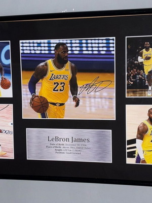 Αφίσα Replica Memorabilia LeBron James Καινούργιο με πλαίσιο
