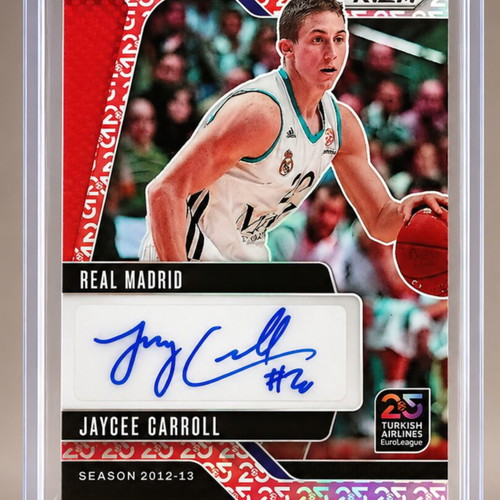 Jaycee Carroll 24-25 Euroleague Prizm autograph card