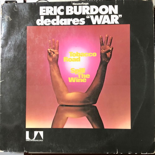 Eric Burdon Declares "War" vinyl LP album used, rock