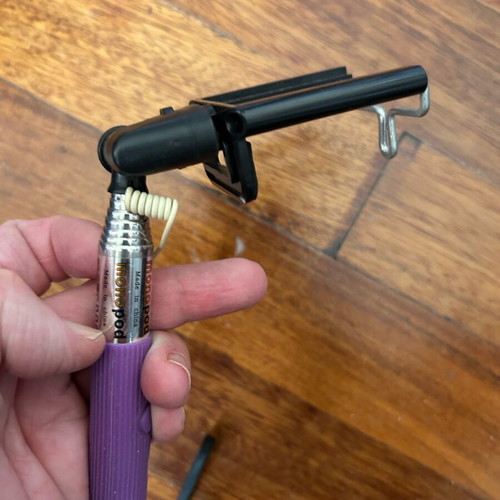 Selfie stick used