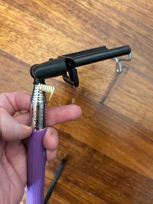 Selfie stick used