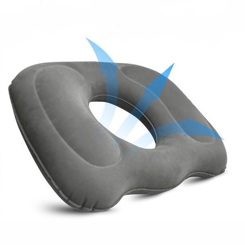 Inflatable orthopedic ring seat cushion 45.5 x 39 x 11 cm