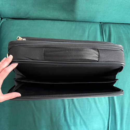 American Tourister Laptop Bag 15" shoulder briefcase black like new