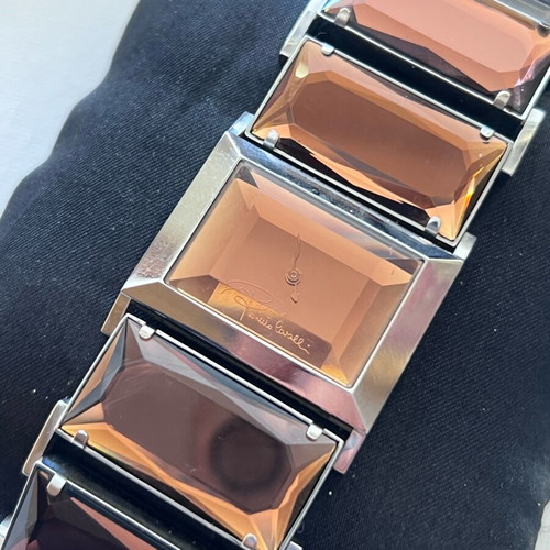 Roberto Cavalli women's watch new with crystals brown