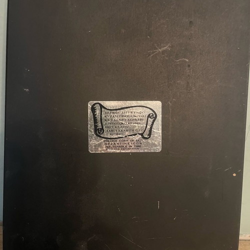 Icon made of special metal alloy used