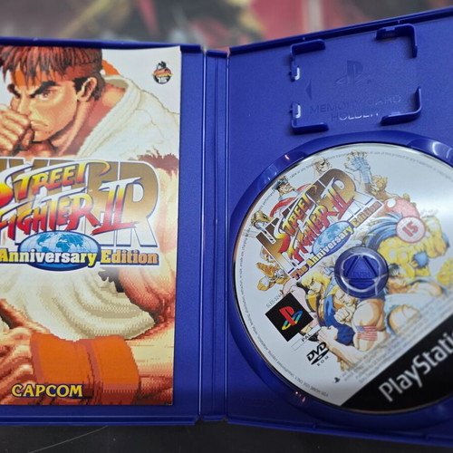 Hyper Street Fighter 2 The Anniversary Edition PS2 game, mint condition
