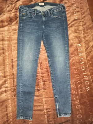 Τζην παντελόνι Pepe Jeans μεταχειρισμένο, μπλε, ελαστικό