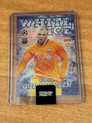 Topps Total Football κάρτα Gudjohnsen καινούργια, περιορισμένη 50