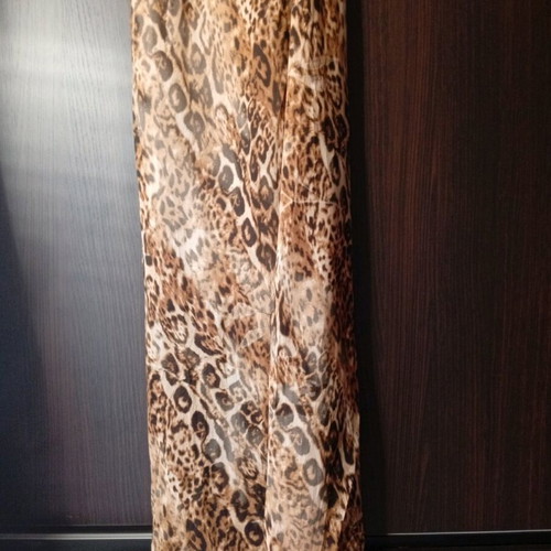 Women's tiger print dress new, size M 38 10, 100% viscose