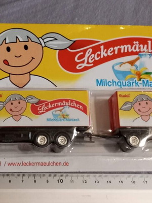 Камион с ремарке мащаб H0 като нов, рекламен модел