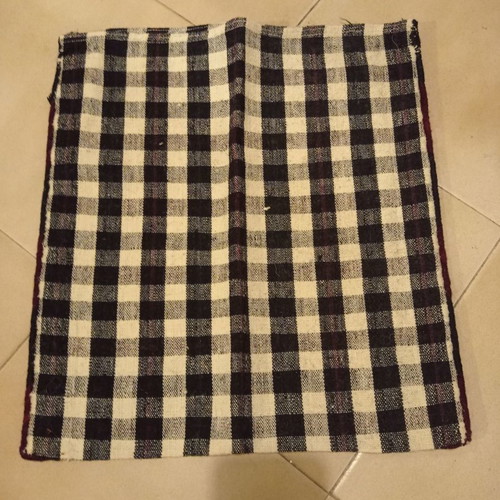 Handwoven wool pillow covers used, handmade, pack of 2