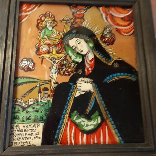 Religious icon like new, size 31x36 cm, gold and colors