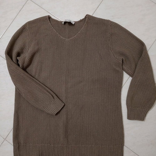 Women's knitted sweater like new, gray anthracite, sizes XL-4XL