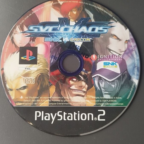 Sony PlayStation 2 Chaos SNK vs Capcom game used, English
