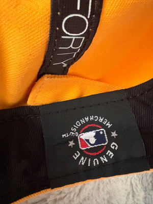 New Era cap orange like new