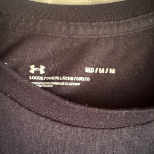 Under Armour women's t-shirt size M, good condition, black