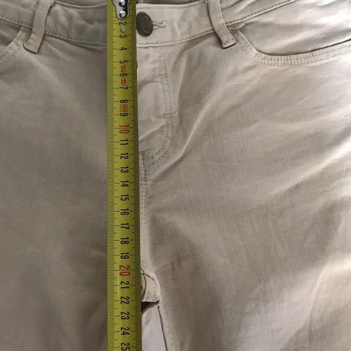 Massimo Dutti women's stretch fitted pants like new, beige, XXL 44 16