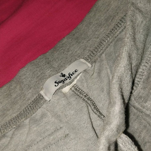 Sugar velour tracksuit gray like new, size 13-14
