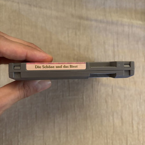 Beauty and the Beast Nintendo NES PAL exclusive game