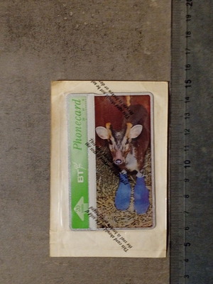 Phone card 2 £ closed and unused