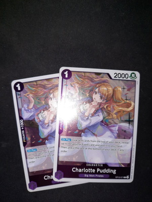 Charlotte Pudding OP12 card game new, set of 2