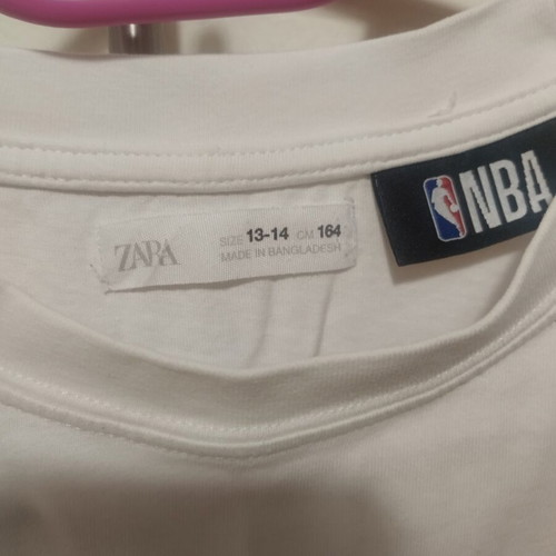 Zara unisex μπλούζα NBA Lakers μακρυμάνικη σαν καινούργιο, μέγεθος 164 cm
