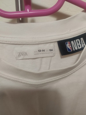 Zara unisex μπλούζα NBA Lakers μακρυμάνικη σαν καινούργιο, μέγεθος 164 cm