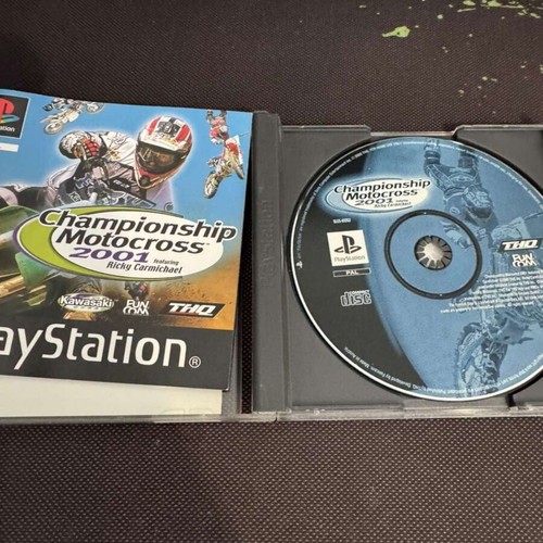 Championship Motocross 2001 PS1 game used