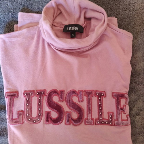 Lussile pink turtleneck like new, size S